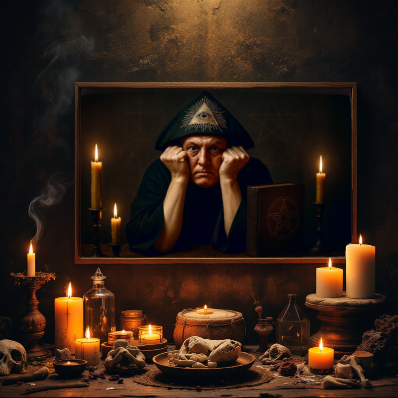 Póster de Aleister Crowley – Vir Pater Amoun
