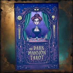 Dark Mansion Tarot – Jeu de tarot gothique illustré façon Tim Burton