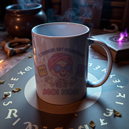 “The Future is Uncertain… I’m Not” Mug – Tarot, Coffee & Magic