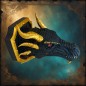 Black Dragon Head Trophy Black Dragon Head Trophy