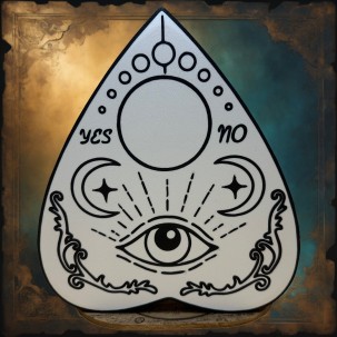 Lightbox a Goccia Ouija – Decorazione Esoterica Retroilluminata