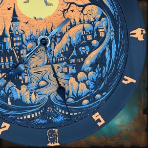 Orologio Halloween Gotico – Arredo Mistico ed Esoterico