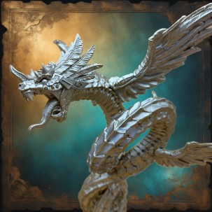 Statua Quetzalcoatl – Il Serpente Alato degli Dei