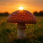 Chapeaux d’Amanita muscaria séchés – Rituel, microdosage, ésotérisme