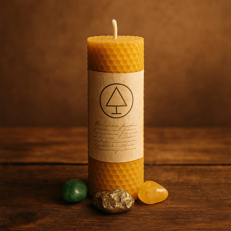 Aurum Fortunae — Bougie Rituelle d’Abondance Aurum Fortunae — Bougie Rituelle d’Abondance