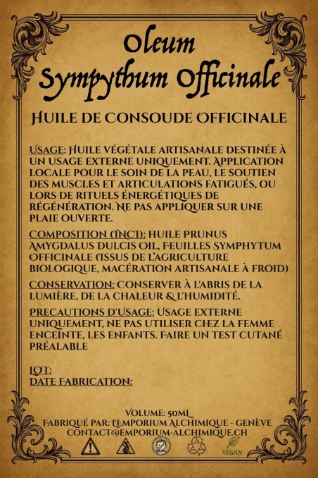 Olio di Consolida Maggiore – Pianta delle Ossa e della Carne