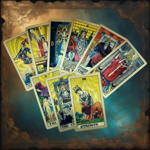 Tarot Rider-Waite Doré – Édition Gold Foil