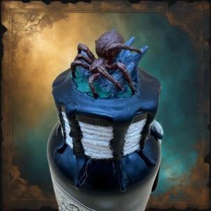 Acromantula Eggs – Decorative Witch Bottle for Halloween and Curiosity Cabinets