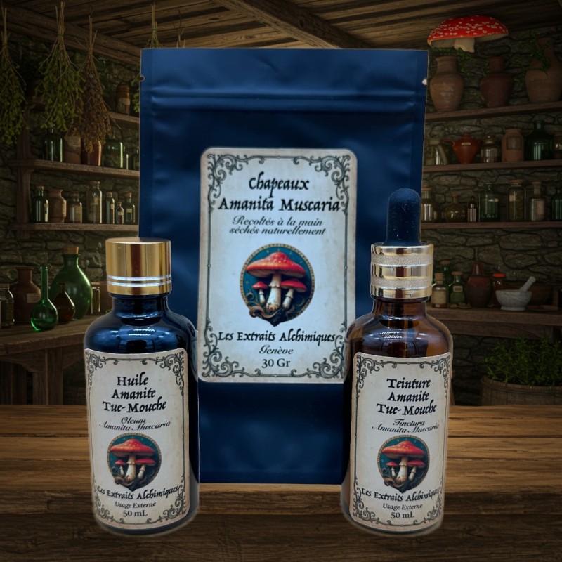 Amanita Trinity – Mushrooms, Oil & Tincture Amanita Trinity – Mushrooms, Oil & Tincture