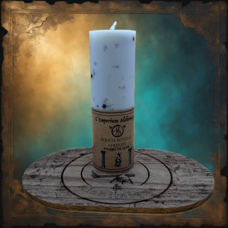 Candela Rituale della Fertilità / Pietra di Luna