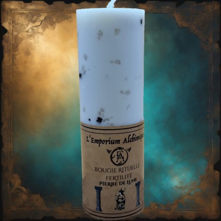 Candela Rituale della Fertilità / Pietra di Luna