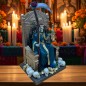 Santa Muerte sul suo trono