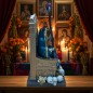 Santa Muerte sur son trône de majesté éternelle