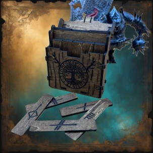 Oghams divinatoires en bois – Gravés & cirés à la main