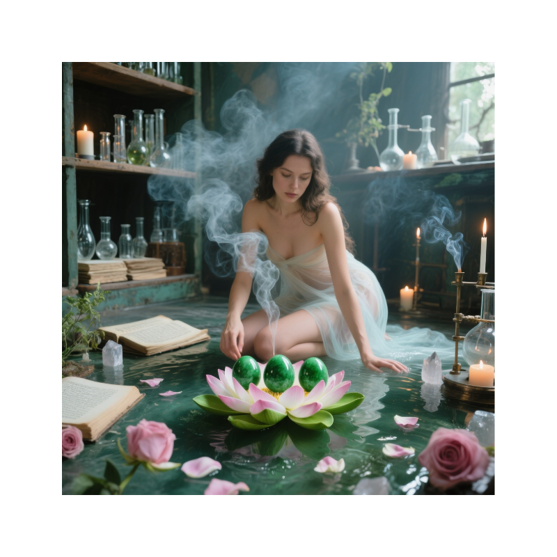 Set de 3 Huevos de Yoni de Jade Verde – Armonía, Energía & Feminidad Sagrada Set de 3 Huevos de Yoni de Jade Verde – Armonía, Energía & Feminidad Sagrada