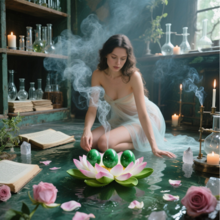 Green Jade Yoni Eggs – Harmony & Feminine Energy