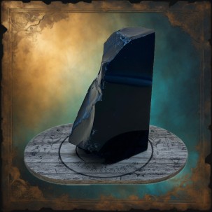 Black Obsidian 1 kg – Raw & Polished Duality