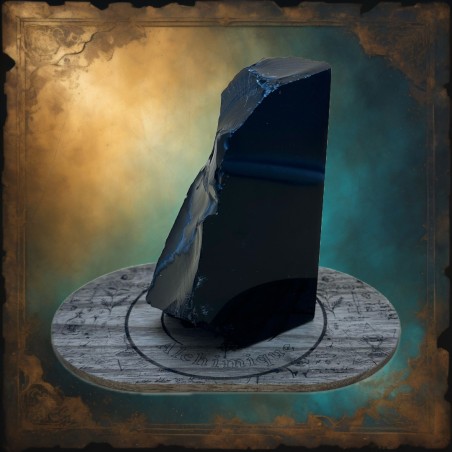 Black Obsidian 1 kg – Raw & Polished Duality