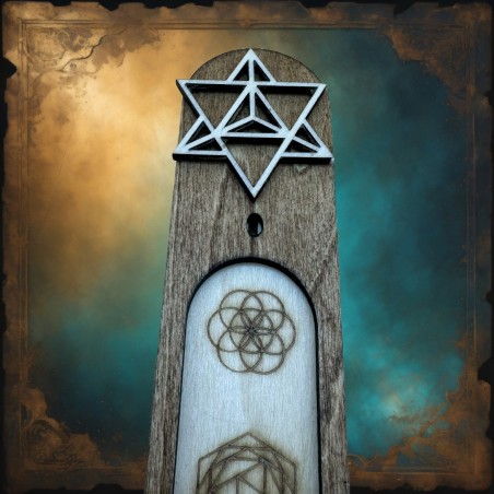 Merkaba & Heilige Geometrie Räucherhalter