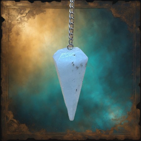 Blue Aragonite Pendulum – Serenity & Energy Balance