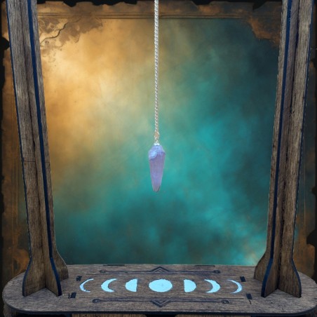 Pendule en Quartz Rose – Douceur & Harmonie du Cœur