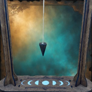 Pendule en Shungite – Radiesthésie, Divination et Protection Énergétique