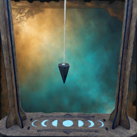 Carved Shungite Pendulum