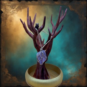 Colgante de Amatista en Bruto – Protección & Elevación Espiritual