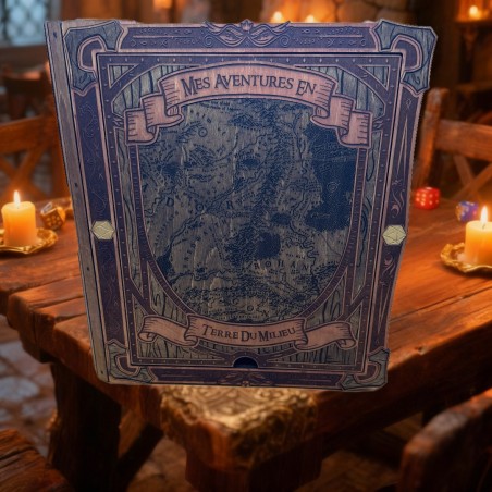Schermo da gioco in legno personalizzabile - Accessorio RPG artigianale fatto a mano