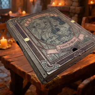 Biombo de juego en madera personalizable - Accesorio RPG artesanal hecho a mano