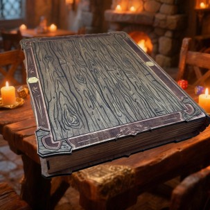 Schermo da gioco in legno personalizzabile - Accessorio RPG artigianale fatto a mano
