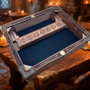 Biombo de juego en madera personalizable - Accesorio RPG artesanal hecho a mano