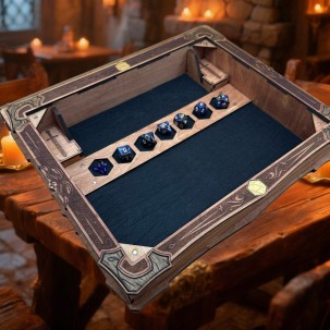 Schermo da gioco in legno personalizzabile - Accessorio RPG artigianale fatto a mano