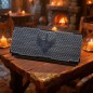 Caja de dados de madera personalizable – Accesorio RPG artesanal con miniaturas y cartas