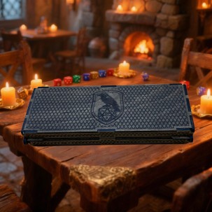 Customizable Wooden Dice Box – Fenric Model, Handmade RPG Accessory for Role-Playing Games