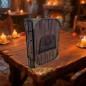 Elowen Würfelbox aus Holz – Handgefertigtes personalisierbares Grimoire für Rollenspiele