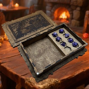 La Relique du Philosophe | Boîte à dés artisanale alchimique