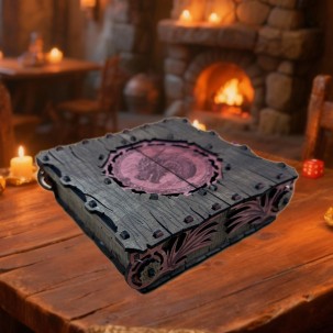 Drachen-Schrein – Handgefertigte Fantasy-Würfelbox