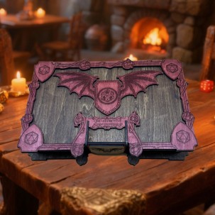 El Vuelo del Destino – Caja de Dados Fantasy Artesanal